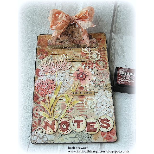 Tim Holtz Layering Stencil MOSAIC THS084 notes