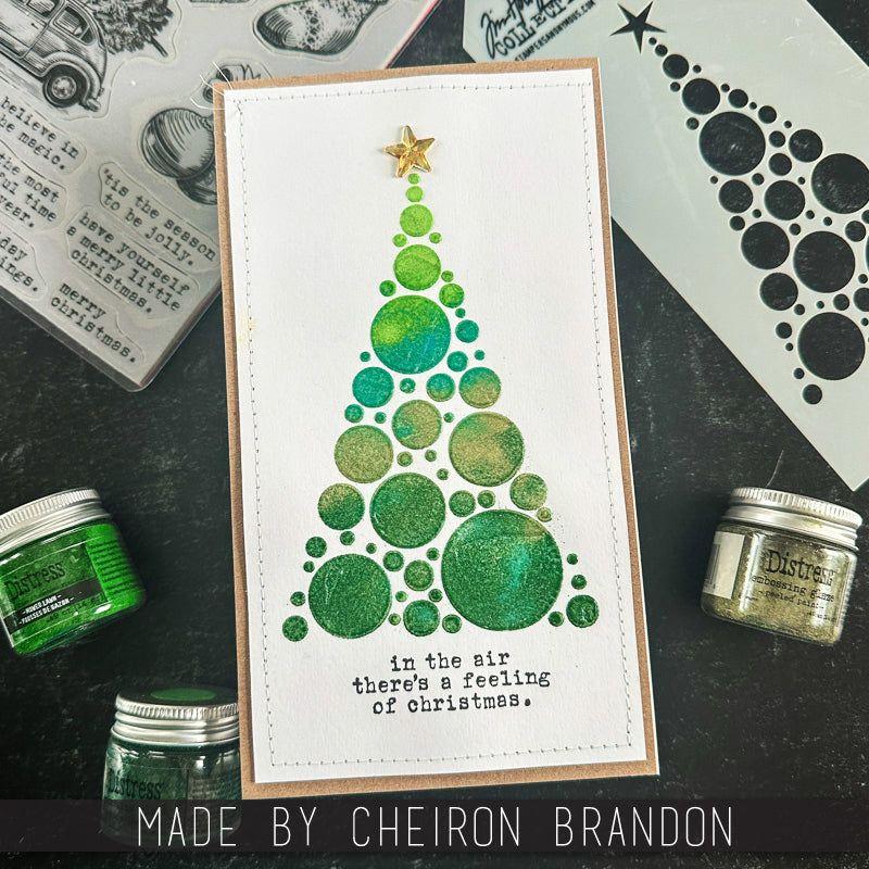 Tim Holtz Layering Stencil Modern Tree ths187 tree
