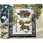 Tim Holtz Layering Stencil NUMERIC THS054 moose