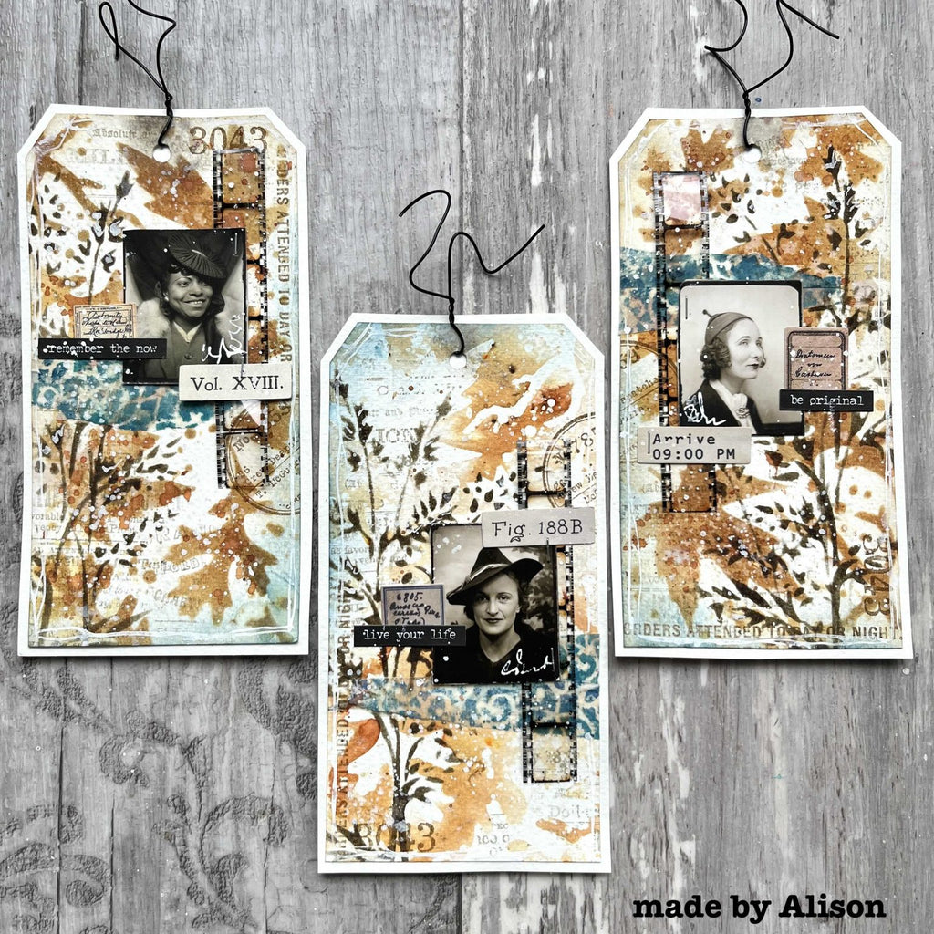 Tim Holtz Layering Stencil Ornate ths076 ladies | color-code:ALT01