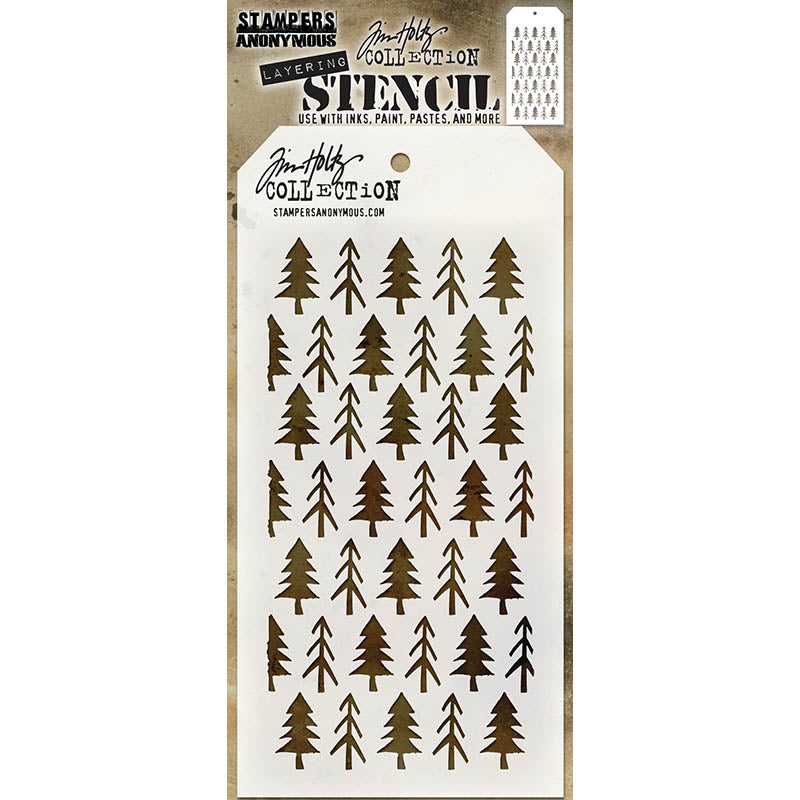 Tim Holtz Layering Stencil PINES THS096