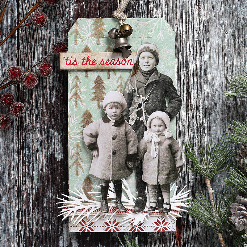 Tim Holtz Layering Stencil PINES THS096 kids