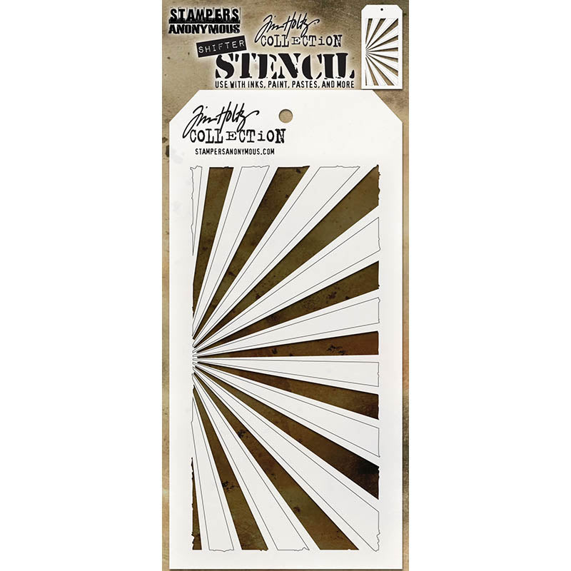 Tim Holtz Layering Stencil RAYS THS003
