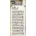 Tim Holtz Layering Stencil SCHOOLHOUSE THS011