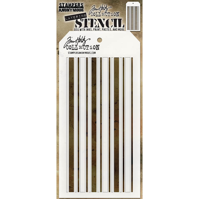 Tim Holtz Layering Stencil SHIFTER MINT THS112