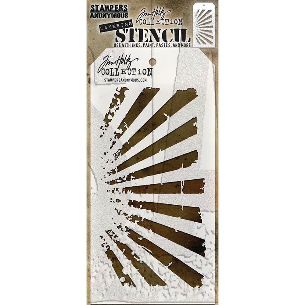 Tim Holtz Layering Stencil SHIFTER RAYS THS126