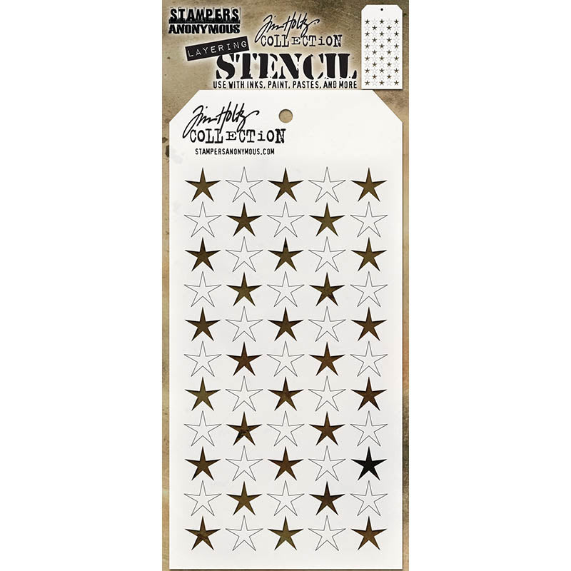 Tim Holtz Layering Stencil SHIFTER STARS THS111