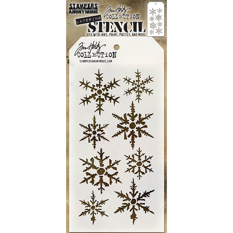 Tim Holtz Layering Stencil SNOWFLAKES THS050