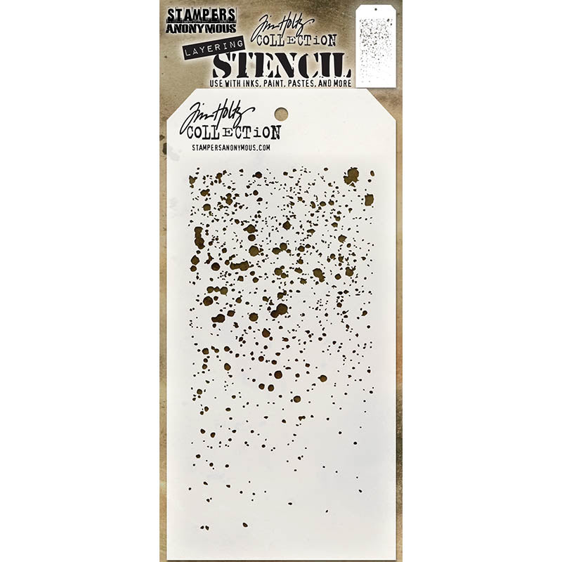 Tim Holtz Layering Stencil SPECKLES THS021