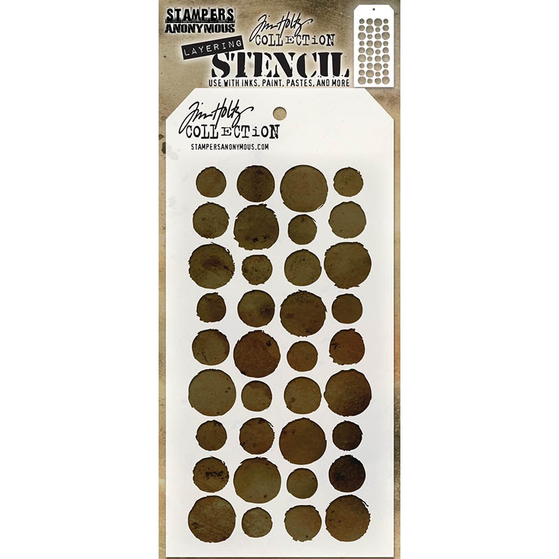 Tim Holtz Layering Stencil SPLOTCHES THS037
