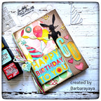 Tim Holtz Layering Stencil  SPLOTCHES THS037 happy birthday | color-code:ALT01