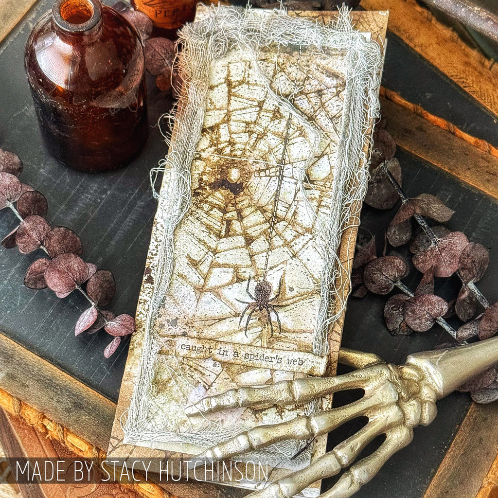 Tim Holtz Layering Stencil Shatter ths014 spider