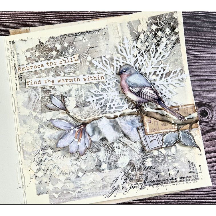 Tim Holtz Layering Stencil Sparkle Fade ths188 bird | color-code:ALT04