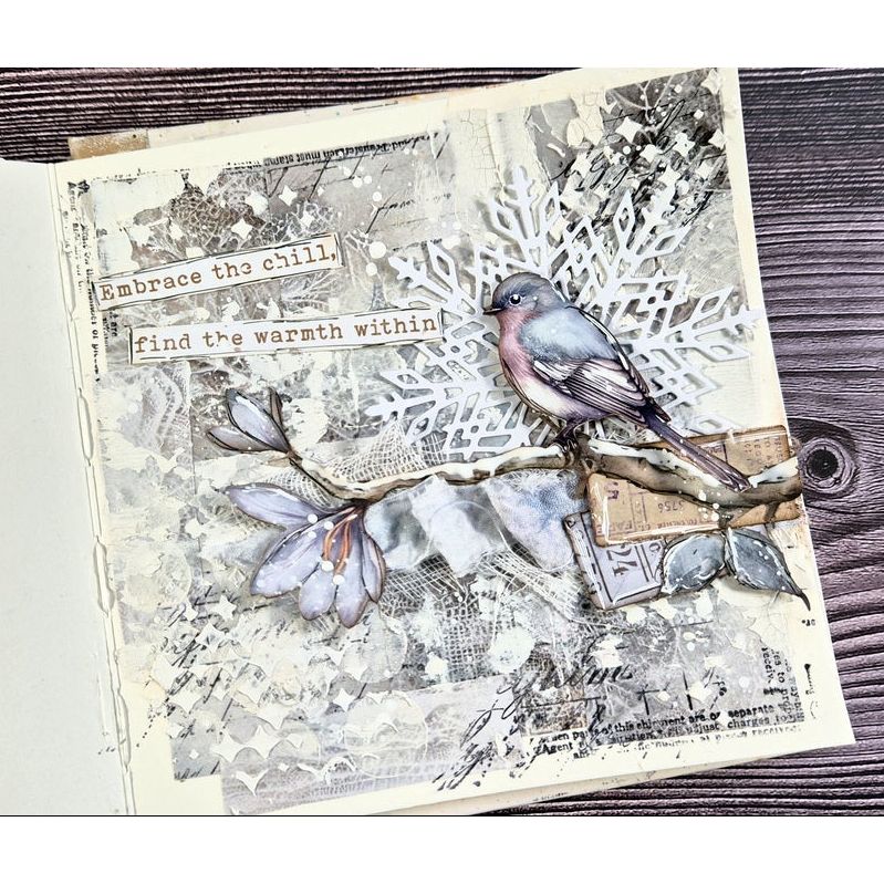 Tim Holtz Layering Stencil Splotches ths037 bird