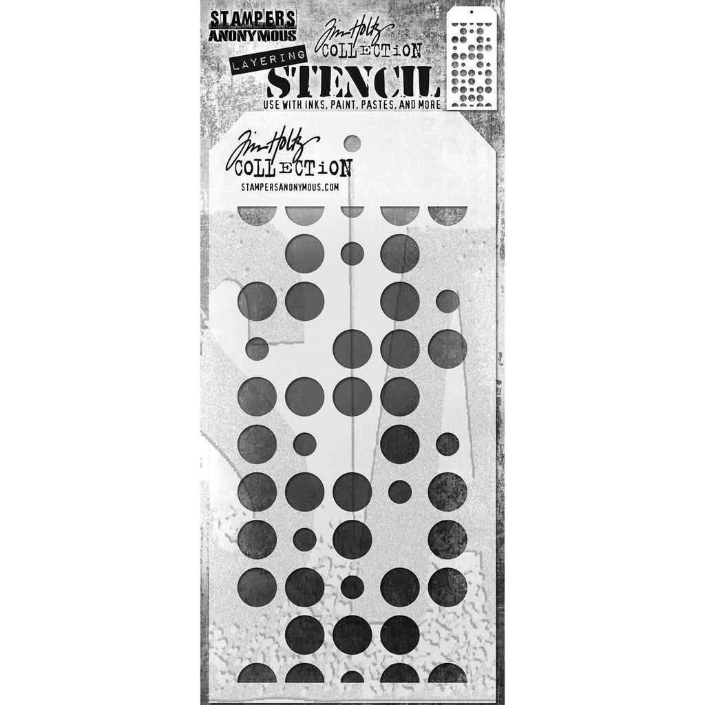 Tim Holtz Layering Stencil Spots ths180
