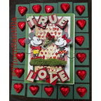 Tim Holtz Layering Stencil Stitches ths099 true love | color-code:ALT04