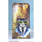 Tim Holtz Layering Stencil TRAVELER THS043 cat