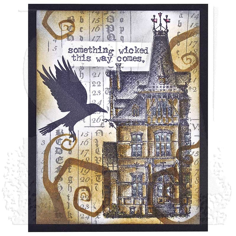 Tim Holtz Layering Stencil TWISTED THS065 bird