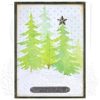 Tim Holtz Layering Stencil WOODLAND THS071 merry christmas