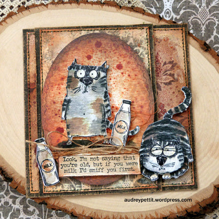 Tim Holtz Layering Stencil WOVEN THS082 cat