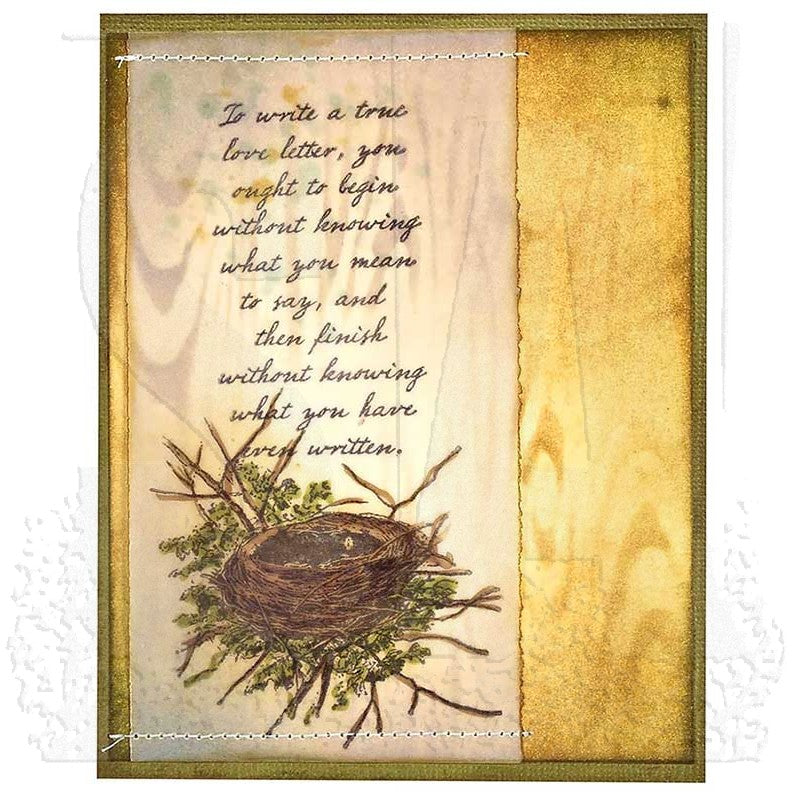 Tim Holtz Layering Stencil Woodgrain ths023 nest