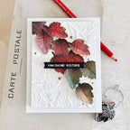Tim Holtz Leaf Prints 2 Stamps with Simon Says Stamp Dies Bundle set2lp26 Renée Bergeron Spooky Autumnal Card 