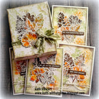 Tim Holtz Leaf Prints Stamps with Simon Says Stamp Dies Bundle setlp26 KAth Stewart Autumn Gift Ensemble | color-code:ALT0