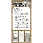 Tim Holtz MINI STENCIL SET 15 MST015

