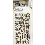 Tim Holtz MINI STENCIL SET 20 MST020 words