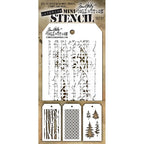 Tim Holtz MINI STENCIL SET 21 MST021
