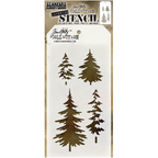 Tim Holtz MINI STENCIL SET 21 MST021 woodland