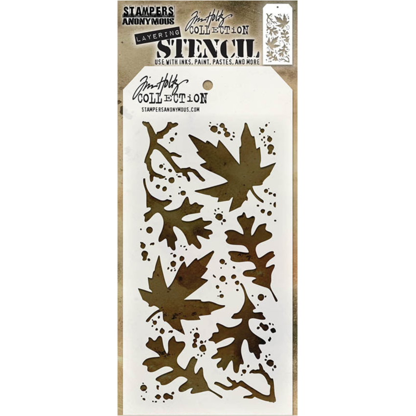 Tim Holtz MINI STENCIL SET 22 MST022 autumn