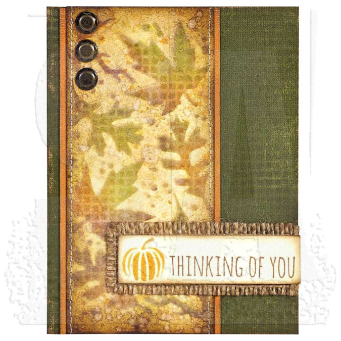 Tim Holtz MINI STENCIL SET 22 MST022 leaves