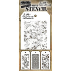 Tim Holtz MINI STENCIL SET 25 MST025
