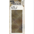 Tim Holtz MINI STENCIL SET 27 MST027 grid dot