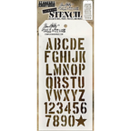 Tim Holtz MINI STENCIL SET 29 MST029 letters