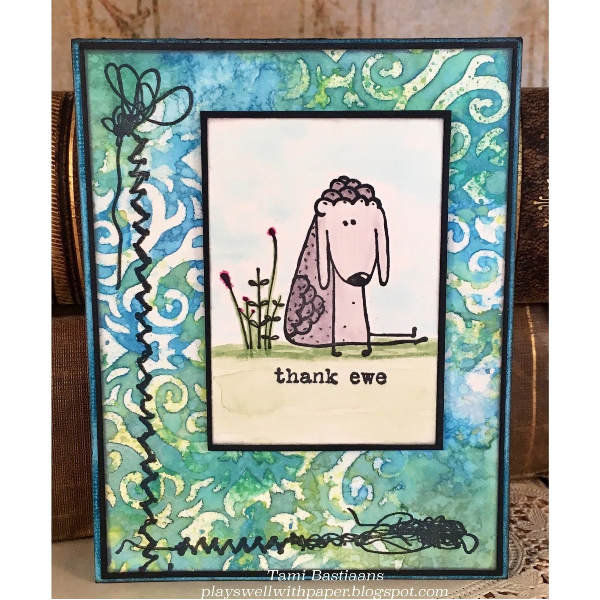 Tim Holtz MINI STENCIL SET 30 MST030 sheep