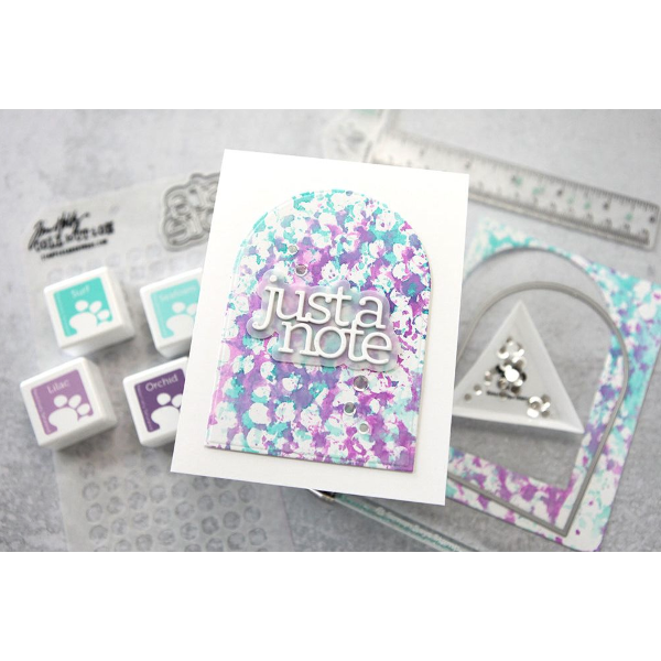 Tim Holtz MINI STENCIL SET 33 MST033 pastels