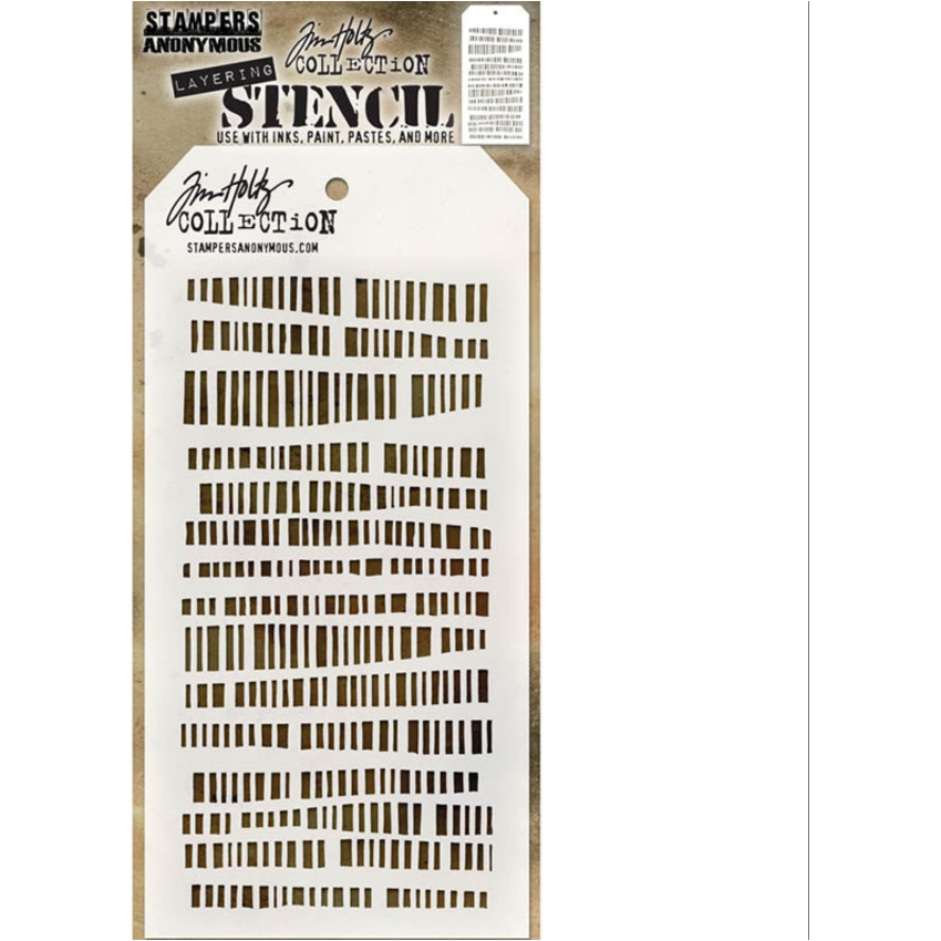 Tim Holtz MINI STENCIL SET 34 MST034 code