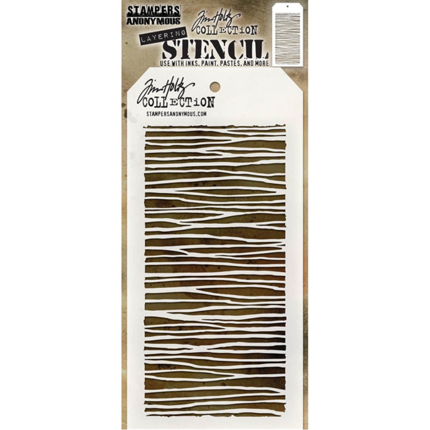 Tim Holtz MINI STENCIL SET 34 MST034 string