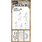 Tim Holtz MINI STENCIL SET 38 MST038
