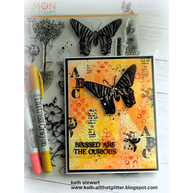 Tim Holtz MINI STENCIL SET 39 MST039 butterfly | color-code:ALT03