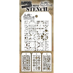 Tim Holtz MINI STENCIL SET 41 MST041
