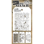 Tim Holtz MINI STENCIL SET 43 MST043
