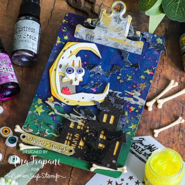 Tim Holtz MINI STENCIL SET 43 MST043 stars