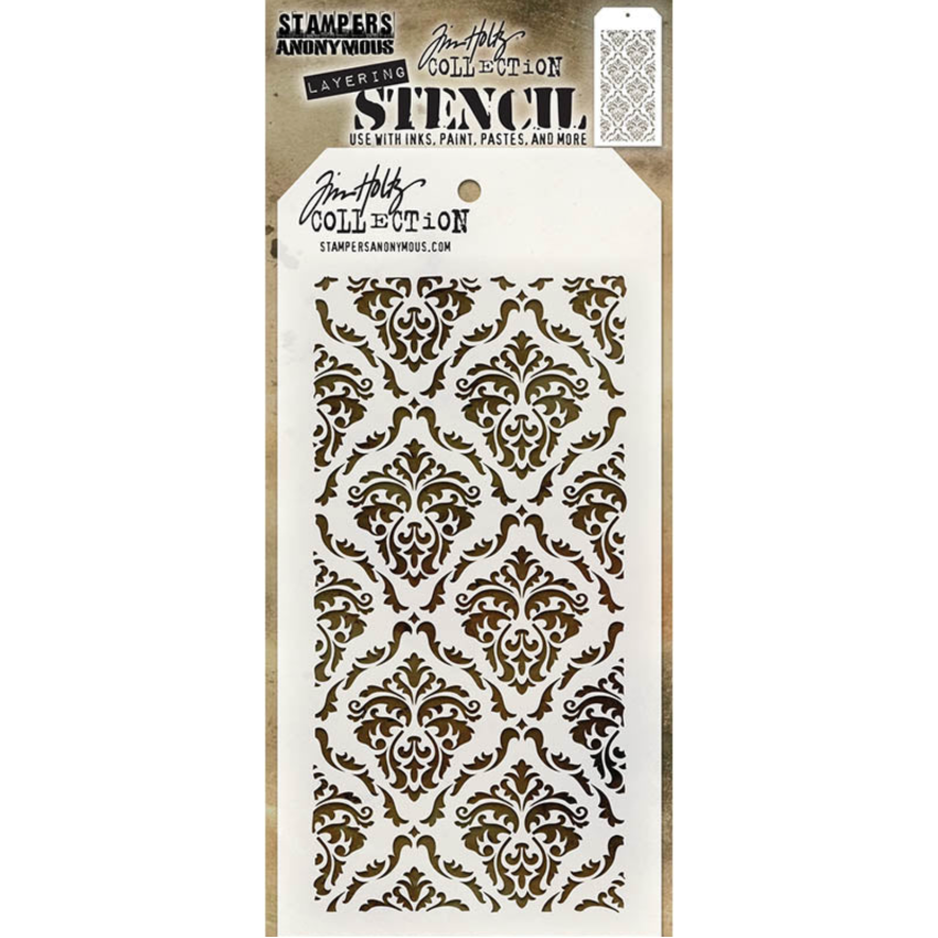 Tim Holtz MINI STENCIL SET 4 MST004 gothic