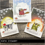 Tim Holtz MINI STENCIL SET 50 MST050 cats