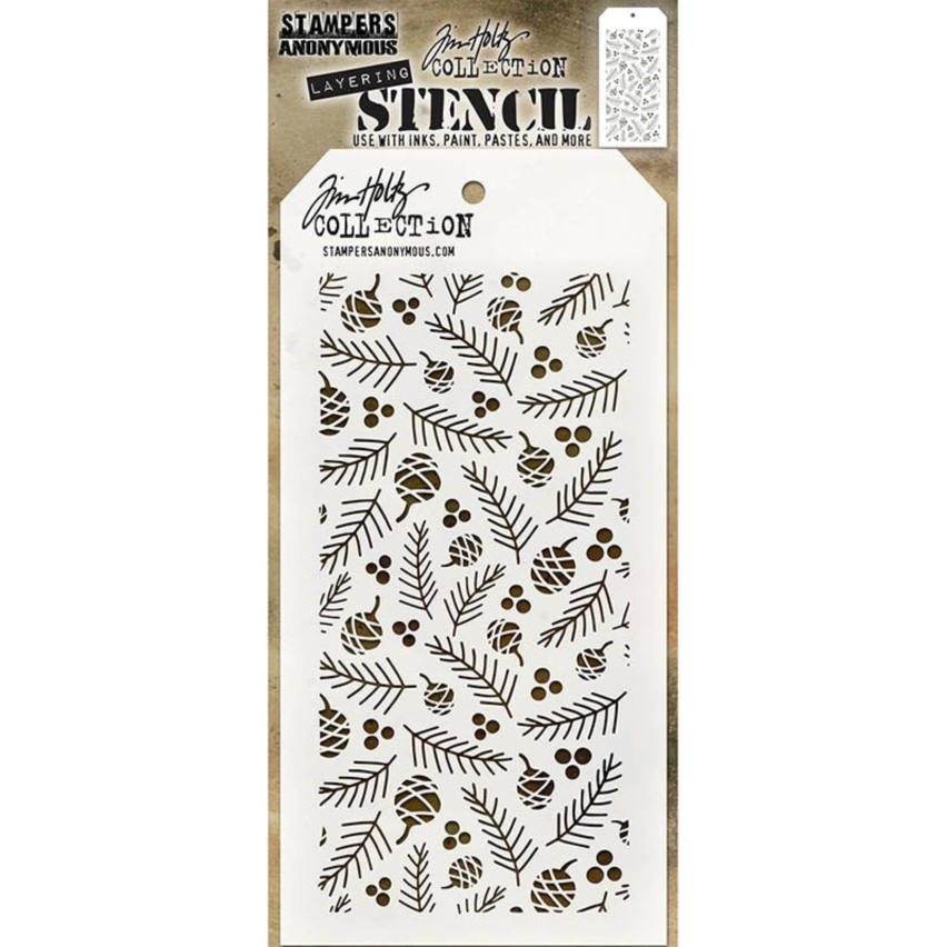 Tim Holtz MINI STENCIL SET 50 MST050 gatherings