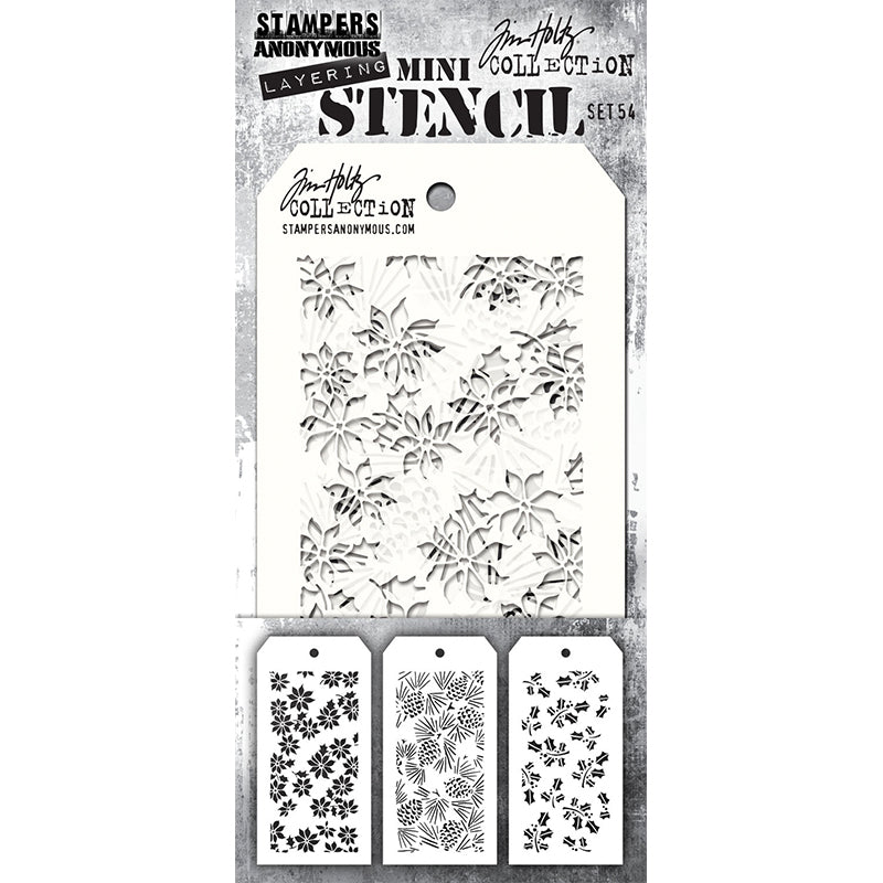 Tim Holtz MINI STENCIL SET 54 MST054
