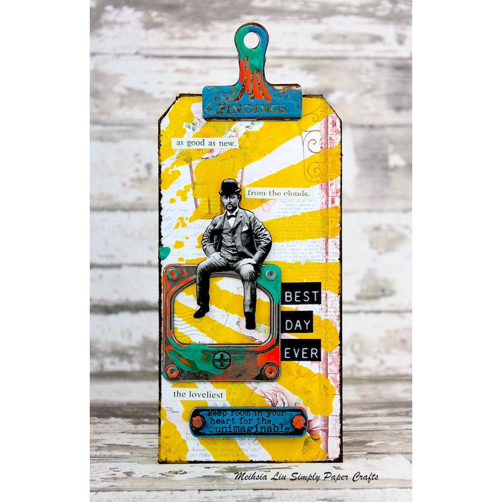 Tim Holtz MINI STENCIL SET 5 MST005 clip | color-code:ALT04